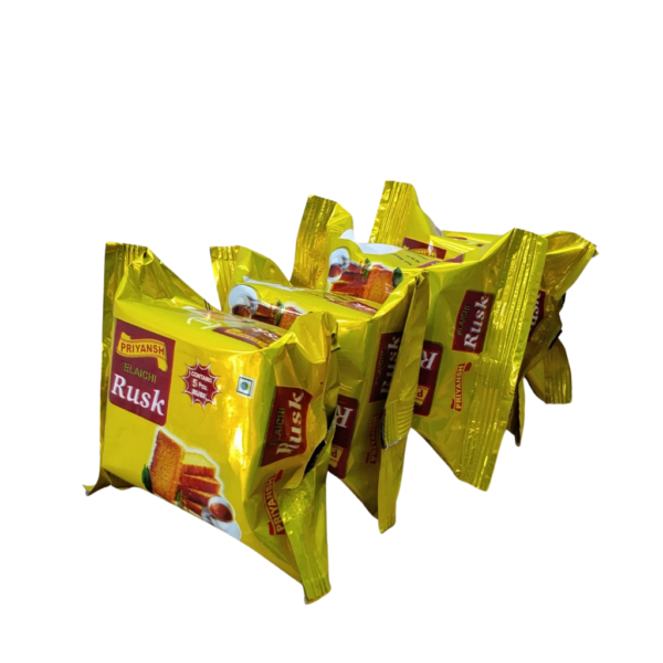 1 दर्जन रस्क बिस्कुट।